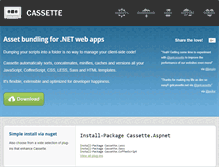 Tablet Screenshot of getcassette.net